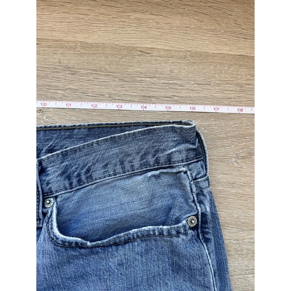 Levi's Jeans‎ Mens 32x30.5 Blue Medium Wash Denim Pockets Straight Leg Low Rise
